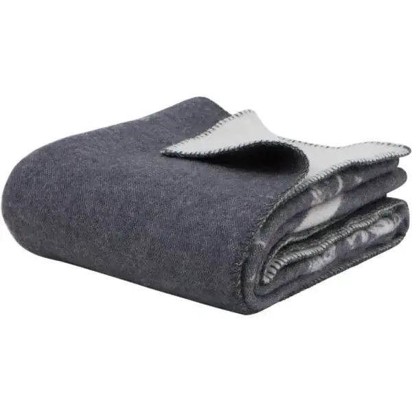 Moomin uldtæppe Grå <br> 130 x 170 cm