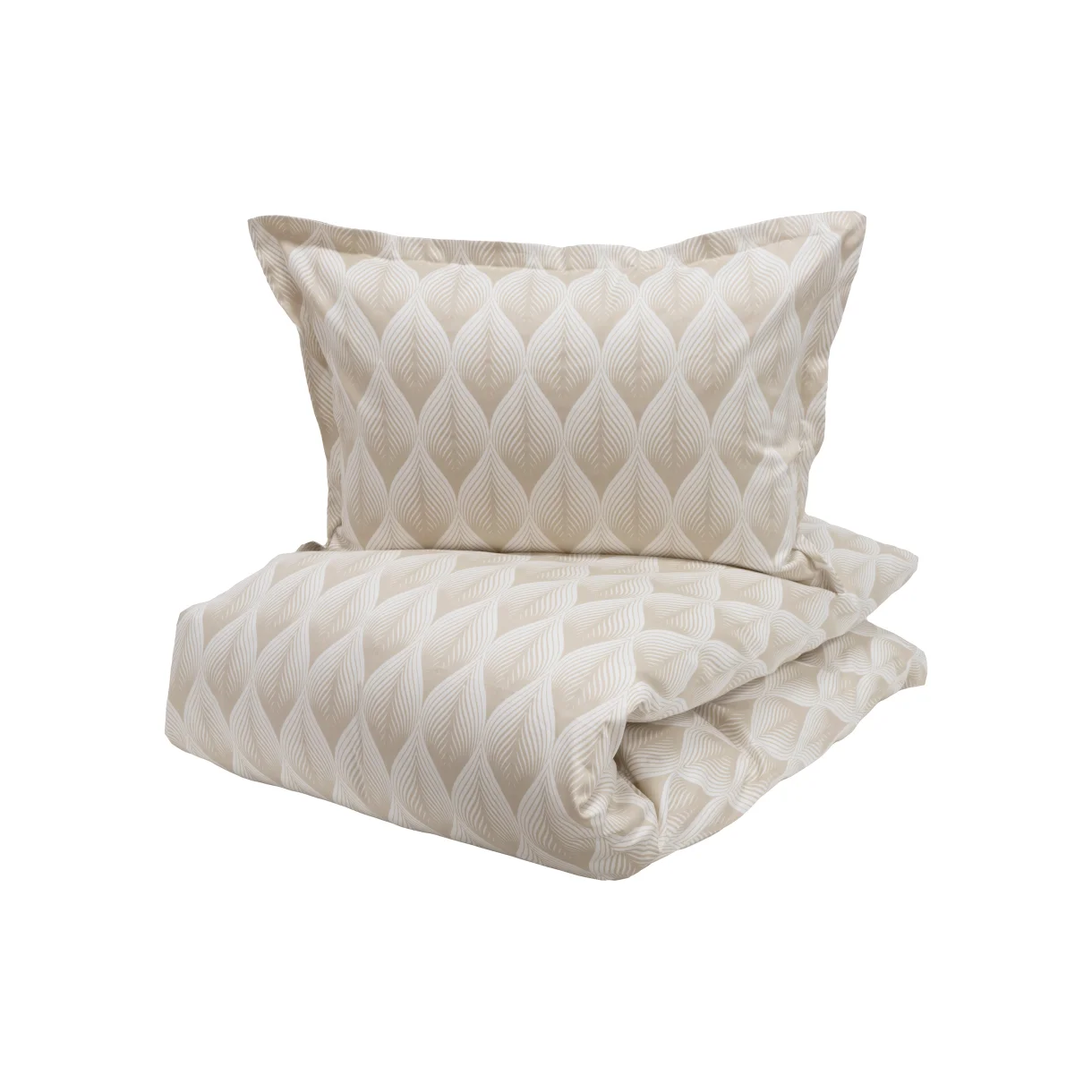 BC-Roanne-beige_1.w1220.h1220.fill Borås Cotton Roanne Sengetøj Beige - Billede 1